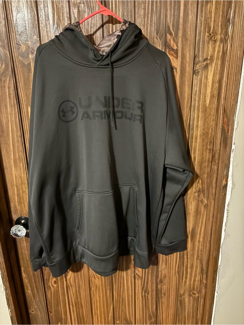 Under Armour Black Pullover Hoodie with Subtle Logo